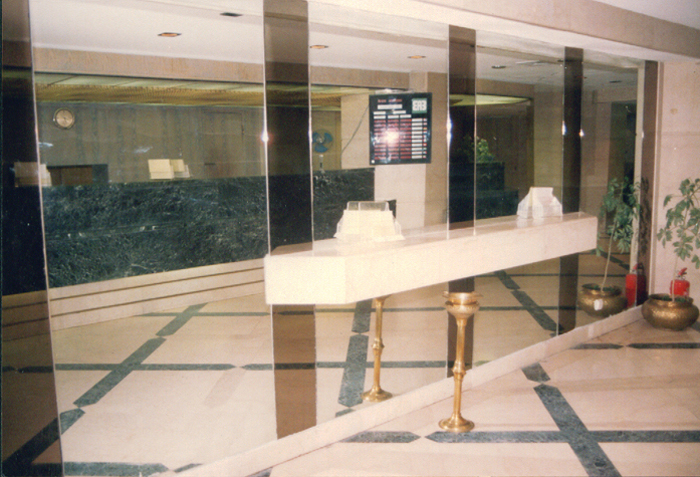 Finishing work in construction